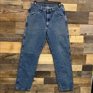 Rustler Men's Straight Blue Jeans